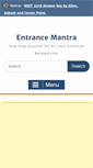 Mobile Screenshot of entrancemantra.com